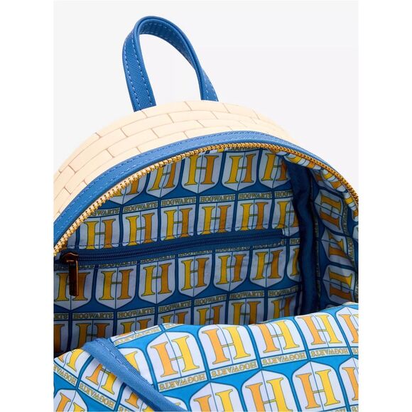 Loungefly Harry Potter Hedwig Hogwarts Stained Glass Mini Backpack